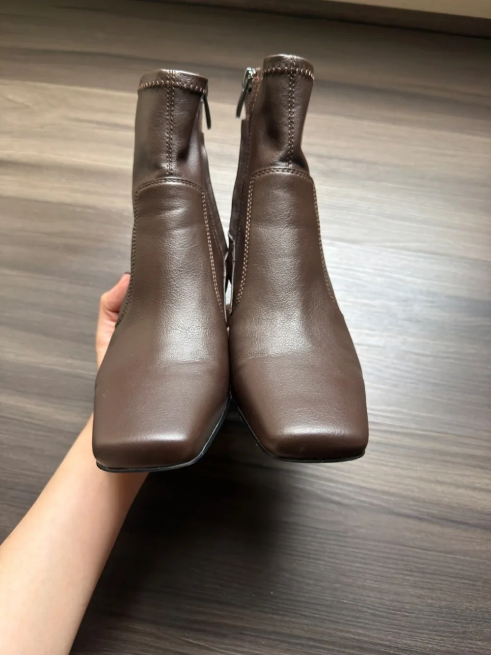 Brown Franco Sarto Ankle Boots